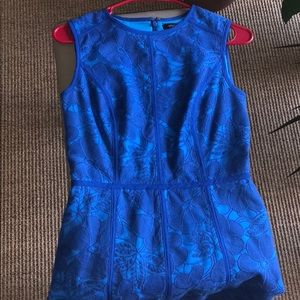 Cynthia Steffe blue lace dress